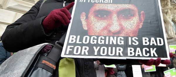 A protest against the punishment for Saudi blogger Raif Badawi. A protest against the punishment for Saudi blogger Raif Badawi. - Sputnik International