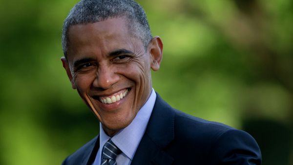 President Barack Obama smiles as he walks across the South Lawn to the White House from Marine One, Wednesday, May 20, 2015, in Washington President Barack Obama smiles as he walks across the South Lawn to the White House from Marine One, Wednesday, May 20, 2015, in Washington - Sputnik International