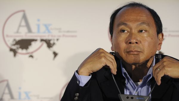 American political economist, chairman of the editorial board of The American Interest and author Francis Fukuyama, attends a conference during the first day of the 2013 Economic Forum in Aix-en-Provence (Rencontres Economiques d'Aix-en-Provence) on July 5, 2013 - Sputnik International