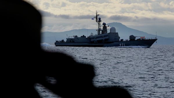 A Pacific Fleet missile boat during an exercise A Pacific Fleet missile boat during an exercise - Sputnik International