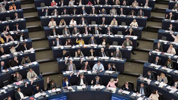 Members of the European Parliament take part in a voting session on May 19, 2015, in the European Parliament in Strasbourg, eastern France Members of the European Parliament take part in a voting session on May 19, 2015, in the European Parliament in Strasbourg, eastern France - Sputnik International