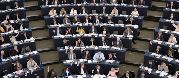 Members of the European Parliament take part in a voting session on May 19, 2015, in the European Parliament in Strasbourg, eastern France Members of the European Parliament take part in a voting session on May 19, 2015, in the European Parliament in Strasbourg, eastern France - Sputnik International