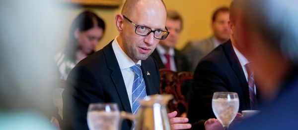 Ukraine Prime Minister Arseniy Yatsenyuk meets with Republican leaders on Capitol Hill in Washington, Wednesday, June 10, 2015 - Sputnik International