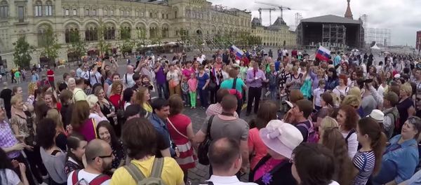 Russia Day flashmob Russia Day flashmob - Sputnik International