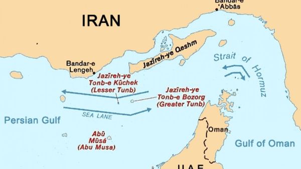 Map of Strait of Hormuz Map of Strait of Hormuz - Sputnik International