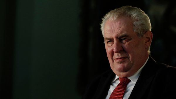 Czech Republic's President Milos Zeman Czech Republic's President Milos Zeman - Sputnik International