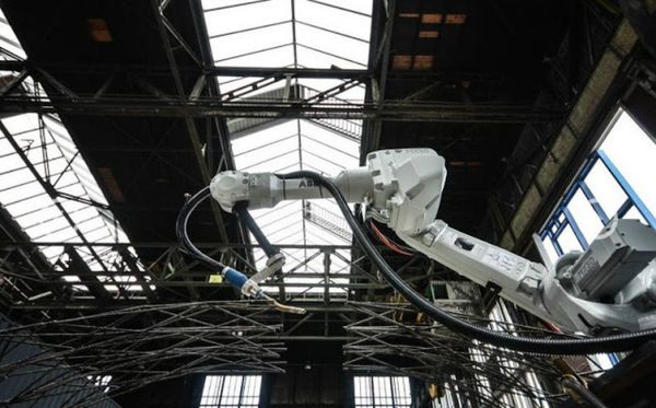 A 3D-printed steel bridge from Heijmans and MX3D A 3D-printed steel bridge from Heijmans and MX3D - Sputnik International