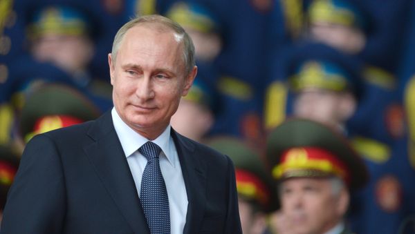 President Vladimir Putin takes part in opening ARMY-2015 international forum President Vladimir Putin takes part in opening ARMY-2015 international forum - Sputnik International