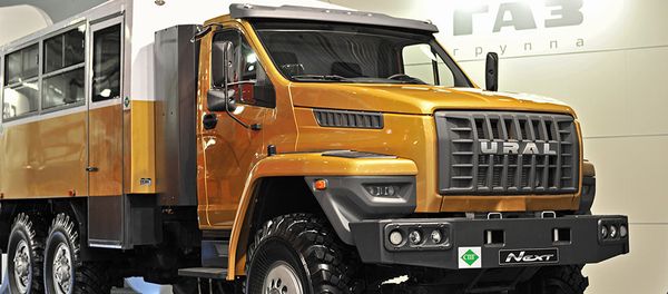 The new Ural Next, unveiled by GAZ Group earlier this month. - Sputnik International