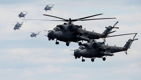 Mi-35 helicopters - Sputnik International