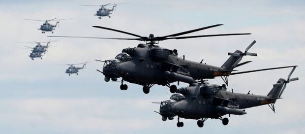 Mi-35 helicopters Mi-35 helicopters - Sputnik International