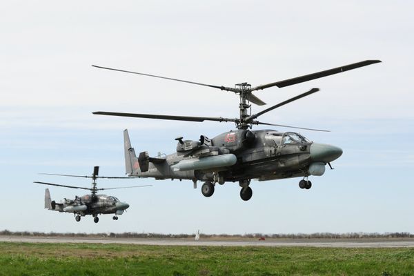 Ka-52 Alligator multi-purpose all-weather helicopters Ka-52 Alligator multi-purpose all-weather helicopters - Sputnik International