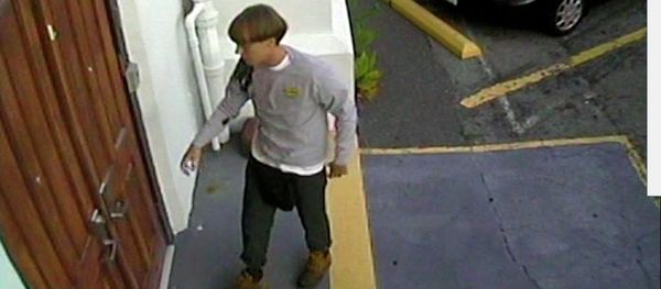 A suspect which police are searching for in connection with the shooting of several people at a church in Charleston, South Carolina is seen in a still image from CCTV footage released by the Charleston Police Department June 18, 2015 - Sputnik International