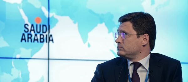 Alexander Novak, Minister of Energy of the Russian Federation, during the Bloomberg Teledebates Shifting Landscape Ushers In A New Era For Global Oil And Gas Markets held at the 2015 St. Petersburg International Economic Forum Alexander Novak, Minister of Energy of the Russian Federation, during the Bloomberg Teledebates Shifting Landscape Ushers In A New Era For Global Oil And Gas Markets held at the 2015 St. Petersburg International Economic Forum - Sputnik International