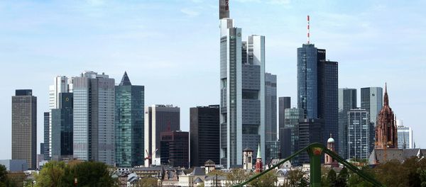 The skyline of Frankfurt am Main, central Germany - Sputnik International