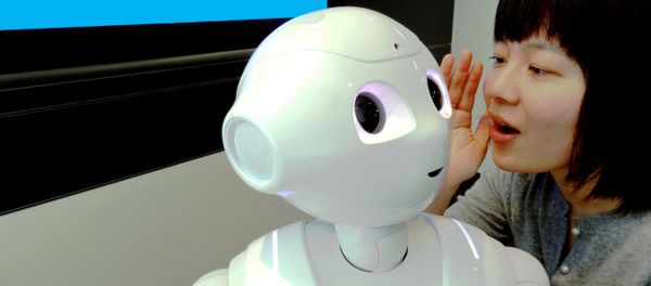 IBM Research - Tokyo is IBM Researcher Risa Nishiyama with SoftBank's Pepper robot using Watson in a demonstration environment IBM Research - Tokyo is IBM Researcher Risa Nishiyama with SoftBank's Pepper robot using Watson in a demonstration environment - Sputnik International