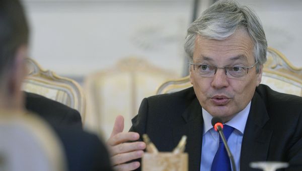 Belgian Foreign Minister Didier Reynders Belgian Foreign Minister Didier Reynders - Sputnik International