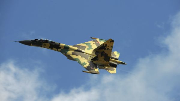 A Sukhoi Su-35 fighter A Sukhoi Su-35 fighter - Sputnik International