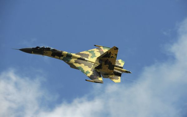 A Sukhoi Su-35 fighter A Sukhoi Su-35 fighter - Sputnik International