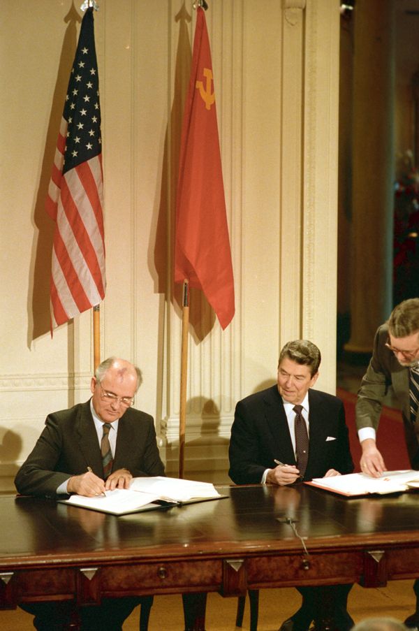 Washington has accused Russia of violating the Intermediate-Range Nuclear Forces Treaty (INF), which was signed by US and Russian leaders Ronald Reagan and Mikhail Gorbachev in 1987, where it was agreed that both parties would scrap all land-based, intermediate-ranged atomic weapons and prevent their proliferation in the future. - Sputnik International
