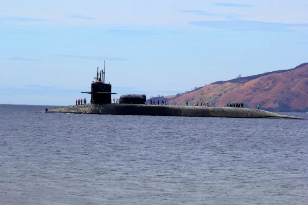The USS Michigan Ohio-class guided missile submarine The USS Michigan Ohio-class guided missile submarine - Sputnik International