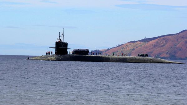 The USS Michigan Ohio-class guided missile submarine The USS Michigan Ohio-class guided missile submarine - Sputnik International