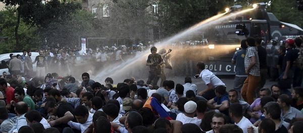 Police arrested 237 participants of Monday's protests against rising electricity rates in the Armenian capital of Yerevan, local media have reported. Police arrested 237 participants of Monday's protests against rising electricity rates in the Armenian capital of Yerevan, local media have reported. - Sputnik International
