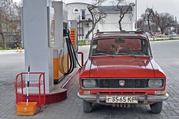Gas station in Simferopol Gas station in Simferopol - Sputnik International