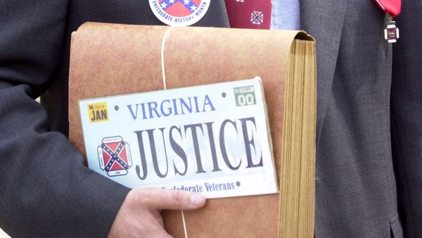 Confederate license plate. File photo - Sputnik International