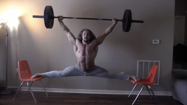 Overhead Barbell Splits - Sputnik International