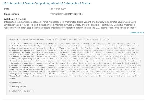US Intercepts of France Complaining About US Intercepts of France - Sputnik International