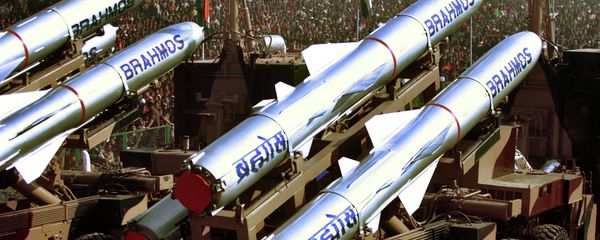 The Indian Army's Brahmos Missiles, a supersonic cruise missile, are displayed during the Republic Day Parade in New Delhi, India. The Indian Army's Brahmos Missiles, a supersonic cruise missile, are displayed during the Republic Day Parade in New Delhi, India. - Sputnik International