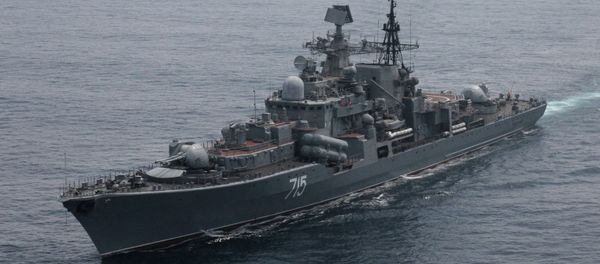 The squadron torpedo boat 'Bystry' of Russia's Pacific Fleet during the Naval Interaction - Sputnik International