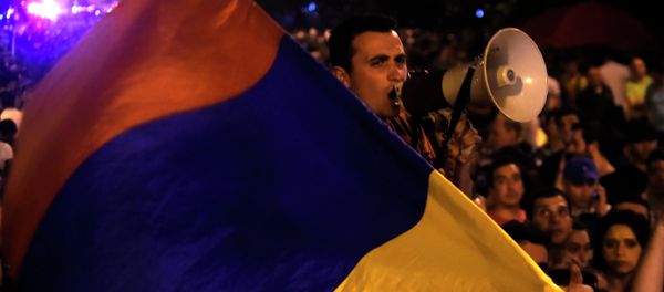 Protests in Yerevan Protests in Yerevan - Sputnik International