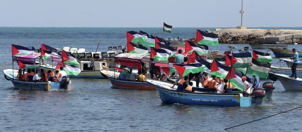 Israel expanded the fishing areas for Gazans from six to nine nautical miles Sunday. Israel expanded the fishing areas for Gazans from six to nine nautical miles Sunday. - Sputnik International