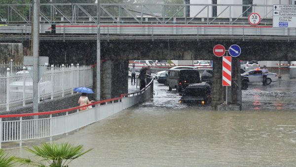 Sochi hit by flooding Sochi hit by flooding - Sputnik International