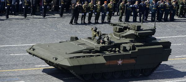 An infantry fighting vehicle T-15 with the Armata Universal Combat Platform An infantry fighting vehicle T-15 with the Armata Universal Combat Platform - Sputnik International