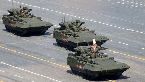 An infantry fighting vehicle T-15 with the Armata Universal Combat Platform - Sputnik International