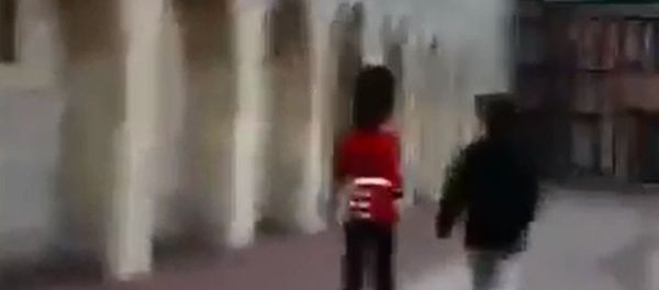Queen's Guard Draws Rifle on Tourist Queen's Guard Draws Rifle on Tourist - Sputnik International