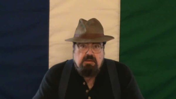 Harold Covington in a screenshot from his YouTube video - Sputnik International