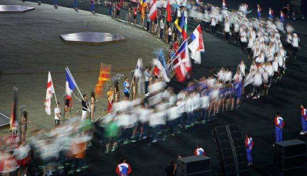 Athletes enter the stadium Athletes enter the stadium - Sputnik International