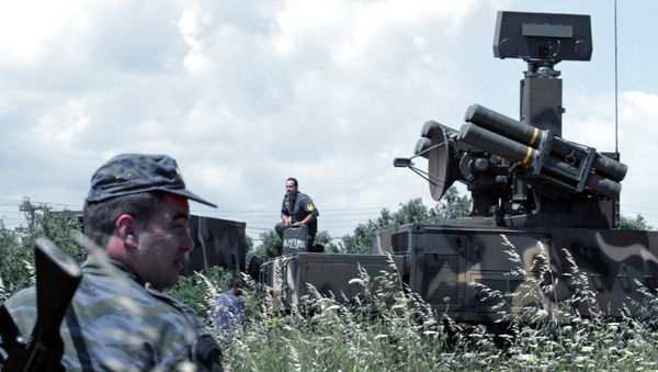 A battery of French made short range air defence system Crotale NG - Sputnik International