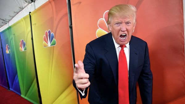 NBC Universal announced Monday it is ending its business relationship with real estate magnate and television host Donald Trump over recent derogatory statements he made about immigrants in a speech launching his 2016 presidential campaign. - Sputnik International