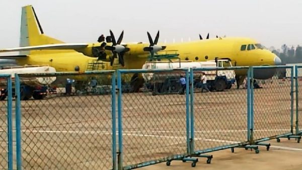 The four-engined Y-8GX6 (Y-8Q) turboprop anti-submarine warfare (ASW) aircraft - Sputnik International