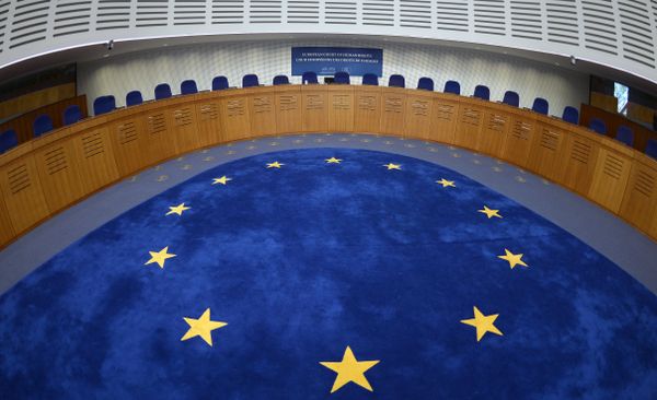Picture taken on April 23, 2015 shows the audience room of the European Court for Human Rights, in Strasbourg, eastern France - Sputnik International