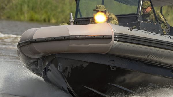 A BK-10 motor boat at the Army 2015 International Military-Technical Forum in Kubinka - Sputnik International