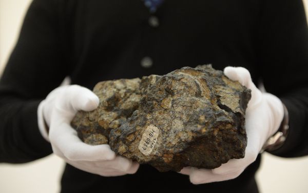 Chelyabinsk meteor on display in Moscow - Sputnik International