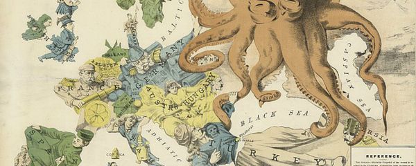 Serio-comic war map for 1877 Serio-comic war map for 1877 - Sputnik International