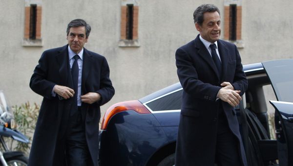 France's President Nicolas Sarkozy, right, and Prime Minister Francois Fillon France's President Nicolas Sarkozy, right, and Prime Minister Francois Fillon - Sputnik International