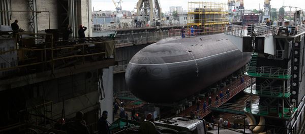 Diesel and electric submarine Rostov-on-Don launched Diesel and electric submarine Rostov-on-Don launched - Sputnik International
